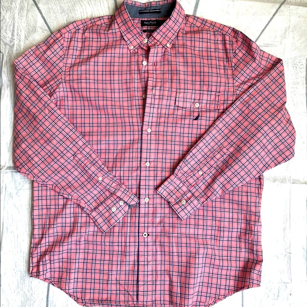 ⚓️ MENS NAUTICA BUTTON DOWN SHIRT NEW - Picture 1 of 5